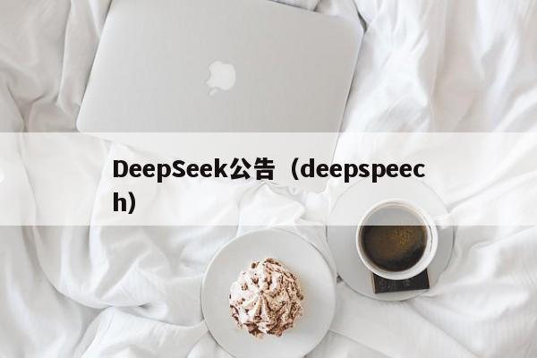 DeepSeek公告（deepspeech）