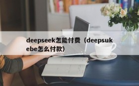 deepseek怎能付费（deepsukebe怎么付款）