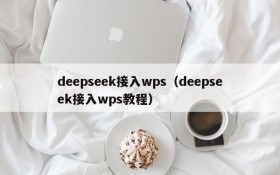 deepseek接入wps(deepseek接入wps教程)