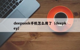 deepseek手机怎么用了（deepkey）