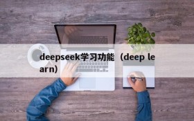 deepseek学习功能(deep learn)