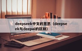 deepseek中文的意思（deepseek与deepai的区别）