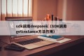 sdk调用deepseek（SDK调用 getinstance方法作用）
