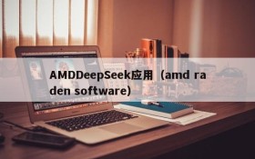 AMDDeepSeek应用（amd raden software）