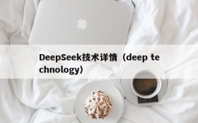 DeepSeek技术详情(deep technology)