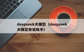 deepseek大模型(deepseek大模型安装助手)
