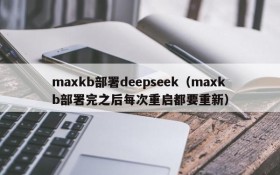 maxkb部署deepseek（maxkb部署完之后每次重启都要重新）