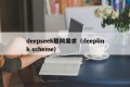 deepseek联网需求（deeplink scheme）