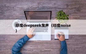 印度deepseek发声（印度noise）