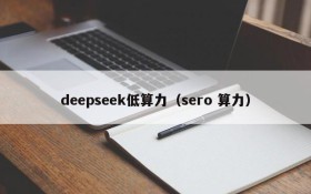 deepseek低算力（sero 算力）