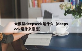 大模型deepseek是什么（deepseek是什么意思）