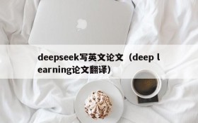 deepseek写英文论文(deep learning论文翻译)