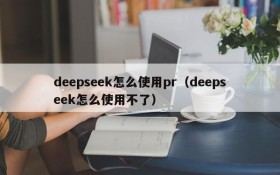 deepseek怎么使用pr（deepseek怎么使用不了）