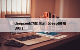 deepseek功能展示（deepl使用说明）