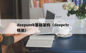 deepseek基础架构（deepctr框架）