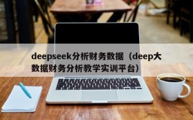 deepseek分析财务数据（deep大数据财务分析教学实训平台）