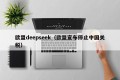 欧盟deepseek（欧盟宣布停止中国关税）