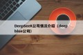 DeepSeeK公司情况介绍（deep blue公司）