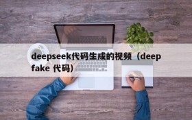 deepseek代码生成的视频(deepfake 代码)