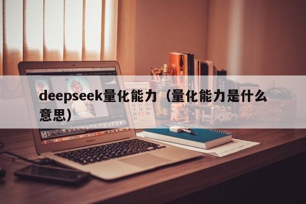 deepseek量化能力（量化能力是什么意思）