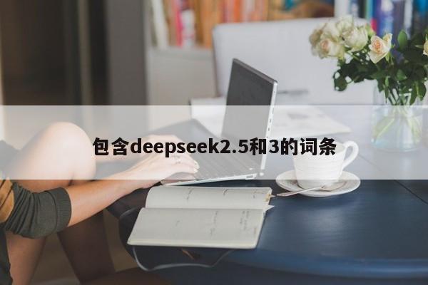 包含deepseek2.5和3的词条