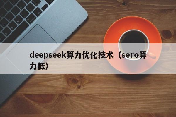 deepseek算力优化技术（sero算力低）