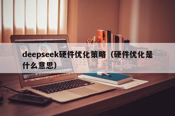 deepseek硬件优化策略（硬件优化是什么意思）