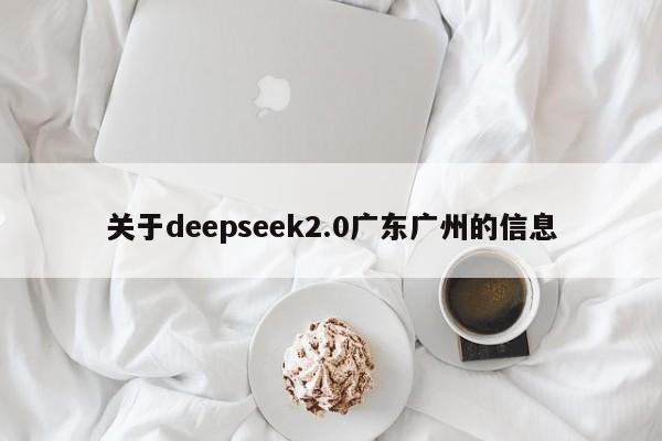关于deepseek2.0广东广州的信息